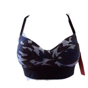 Colsie Sports Bra Navy Camo XS 1 Piece WA2094